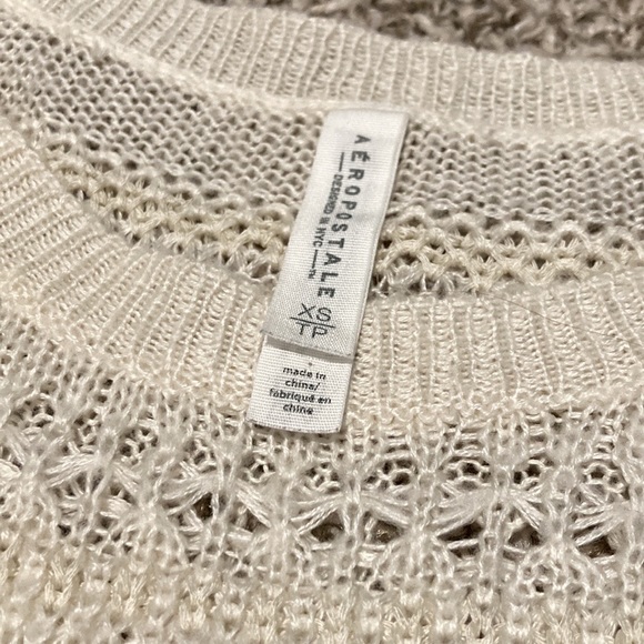Aeropostale Ivory Sweater - Picture 6 of 6
